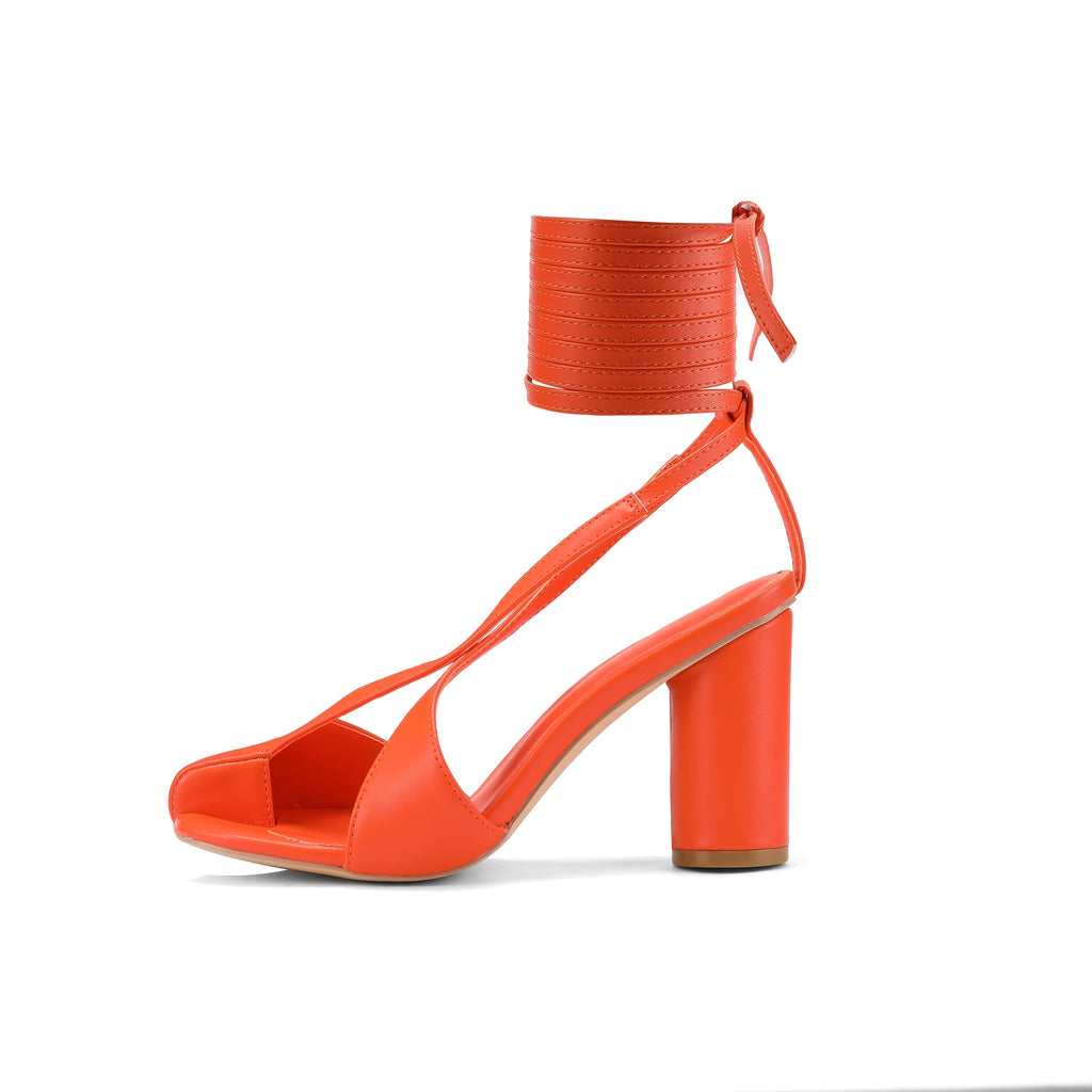 Evening & Summer Peep Toe Sandals: Women'S Trendy Chunky Heel With Ankle Strap – Stylish Thong High Heels