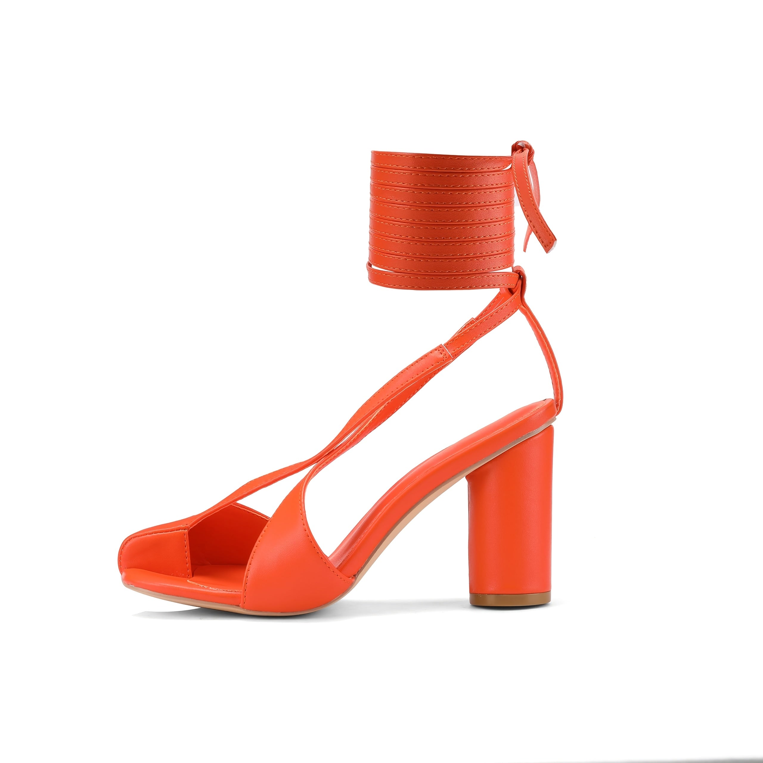 Evening & Summer Peep Toe Sandals: Women'S Trendy Chunky Heel With Ankle Strap – Stylish Thong High Heels