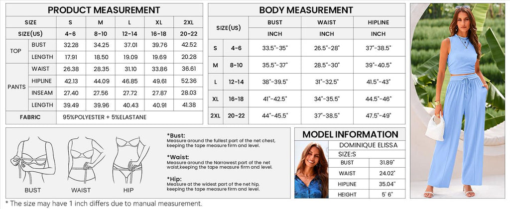 Women's Summer 2-Piece Outfits