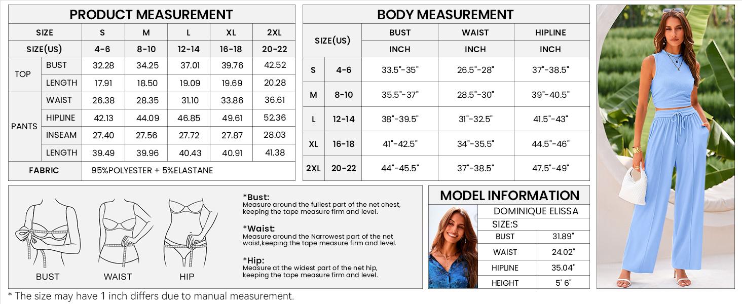 Women's Summer 2-Piece Outfits