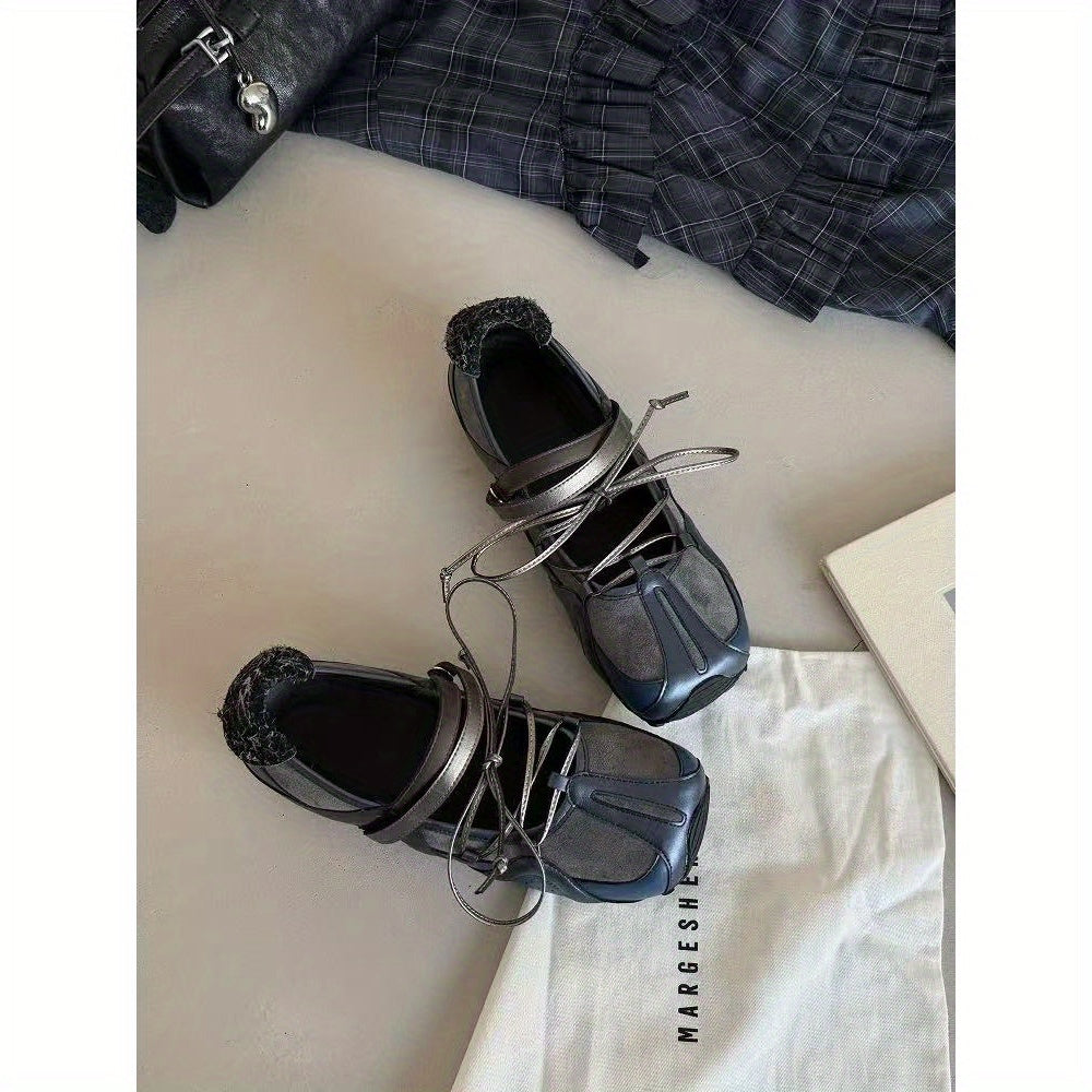 Women's Shoes - Minimalist Flat Closure, Cushioned EVA Insole & TPR Outsole for All-Day Comfort - PU Synthetic Cover Upper - Everyday & Formal Events - EU Sizes 6-16c (US Conversion Available) - Spring\u002FAutumn Essential, Casual Footwear, Sleek Design,