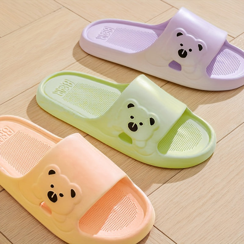 Comfortable Summer Indoor Slippers for Women - Odor-Free Couple's Bathroom & Home Use