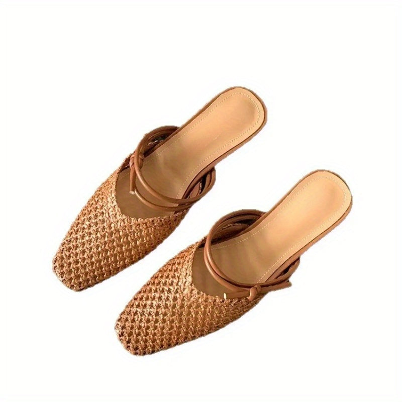 Women'S Slip-On Shoes - Beige\u002F Tan\u002F Brown\u002FBlack\u002FWhite\u002FGray\u002F - Cushioned Insole & Non-Slip Sole - All-Season Indoor\u002FOutdoor House Shoes - Easy Slip-On Closure - Durable Fabric Upper - French Country House Style Footwear,