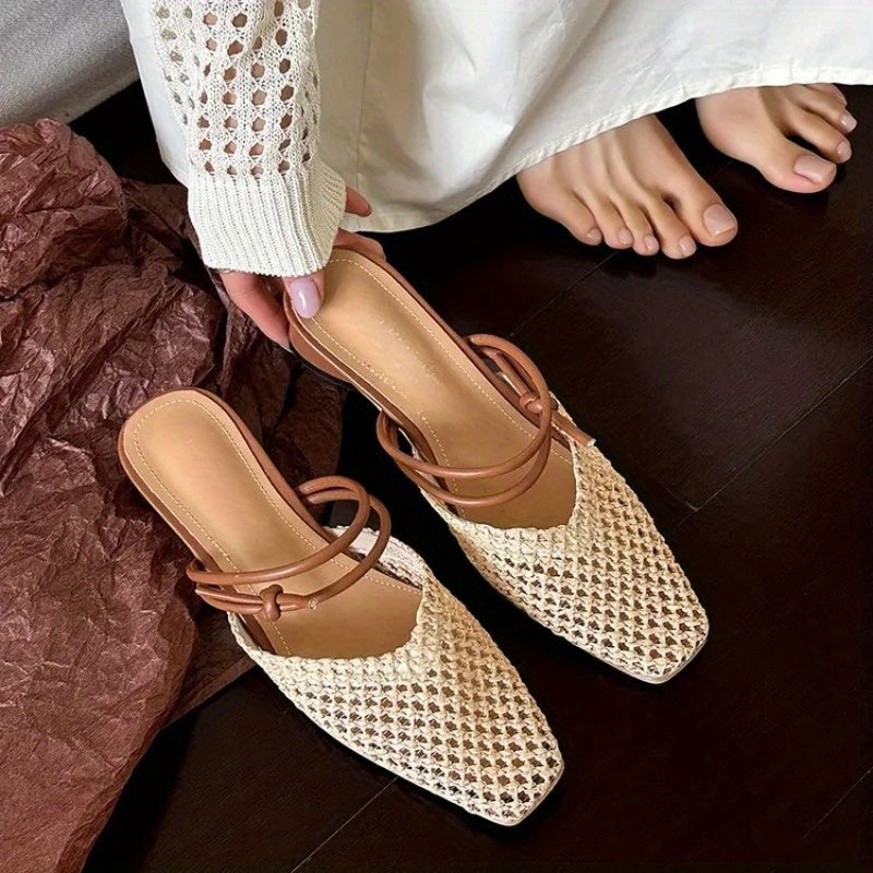 Women'S Slip-On Shoes - Beige\u002F Tan\u002F Brown\u002FBlack\u002FWhite\u002FGray\u002F - Cushioned Insole & Non-Slip Sole - All-Season Indoor\u002FOutdoor House Shoes - Easy Slip-On Closure - Durable Fabric Upper - French Country House Style Footwear,