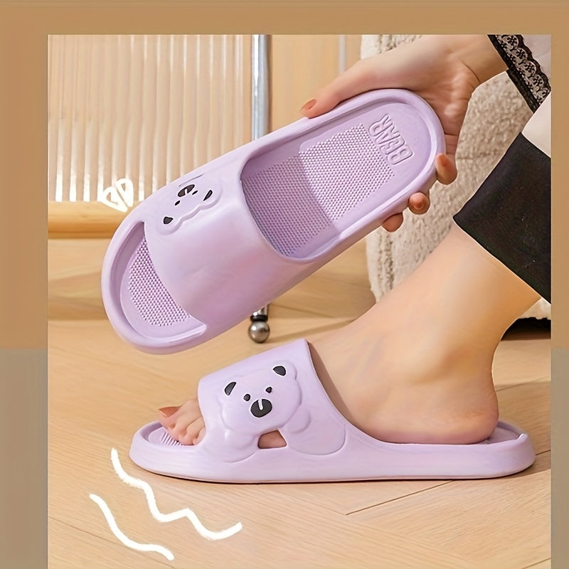 Comfortable Summer Indoor Slippers for Women - Odor-Free Couple's Bathroom & Home Use