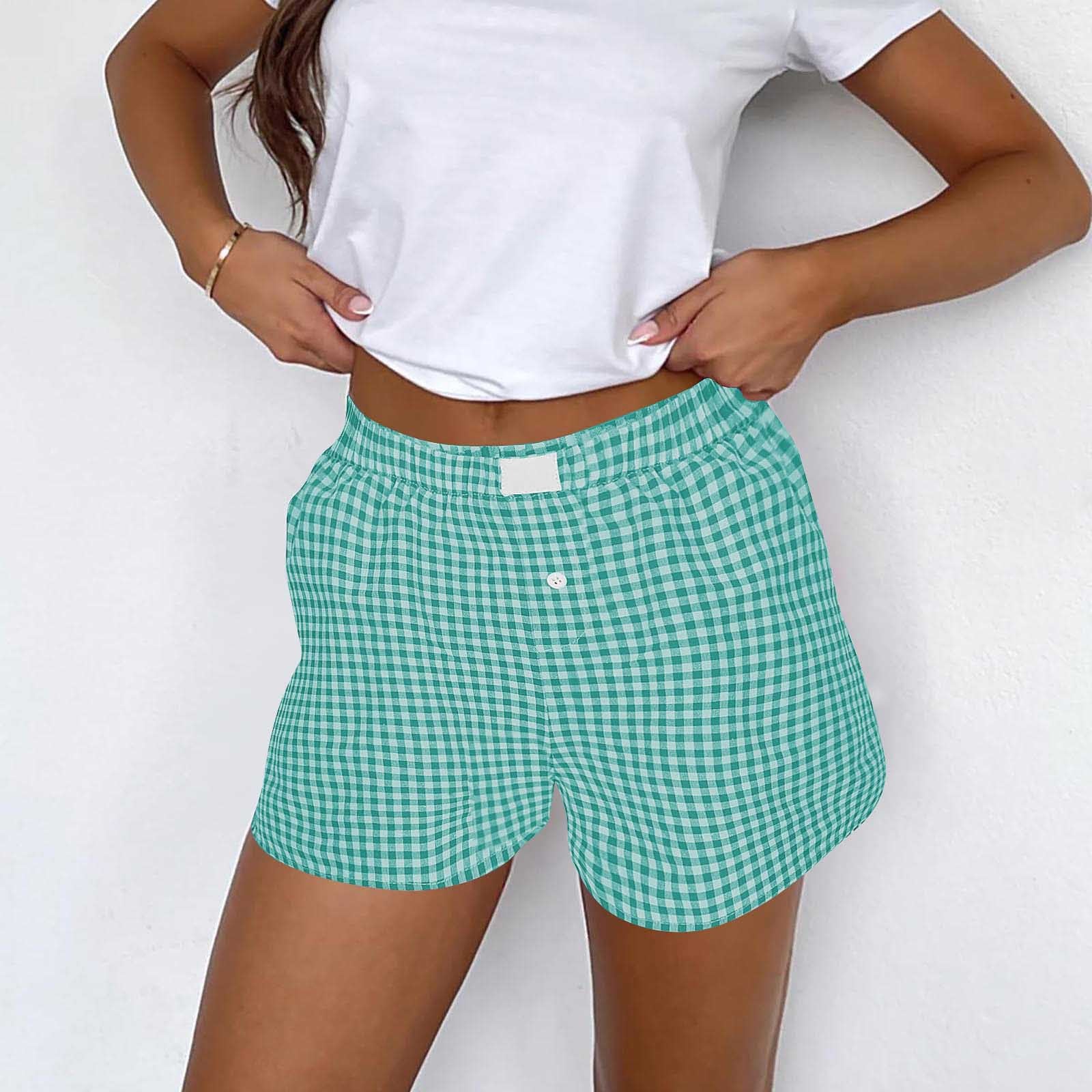 2026 Retro Plaid Collection: Chic High-Rise Wide-Leg Shorts - Effortless Summer Comfort for Women