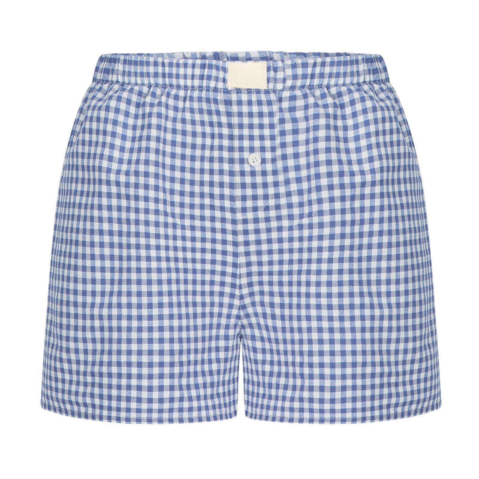 2026 Retro Plaid Collection: Chic High-Rise Wide-Leg Shorts - Effortless Summer Comfort for Women