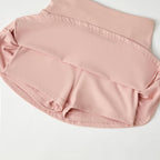 Chic Tennis Core A-Line Skort: High-Rise Breathable Workout Skirt - Perfect for Running, Yoga & Pickleball - 2026 Summer Collection