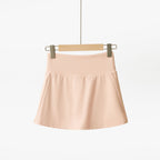 Chic Tennis Core A-Line Skort: High-Rise Breathable Workout Skirt - Perfect for Running, Yoga & Pickleball - 2026 Summer Collection