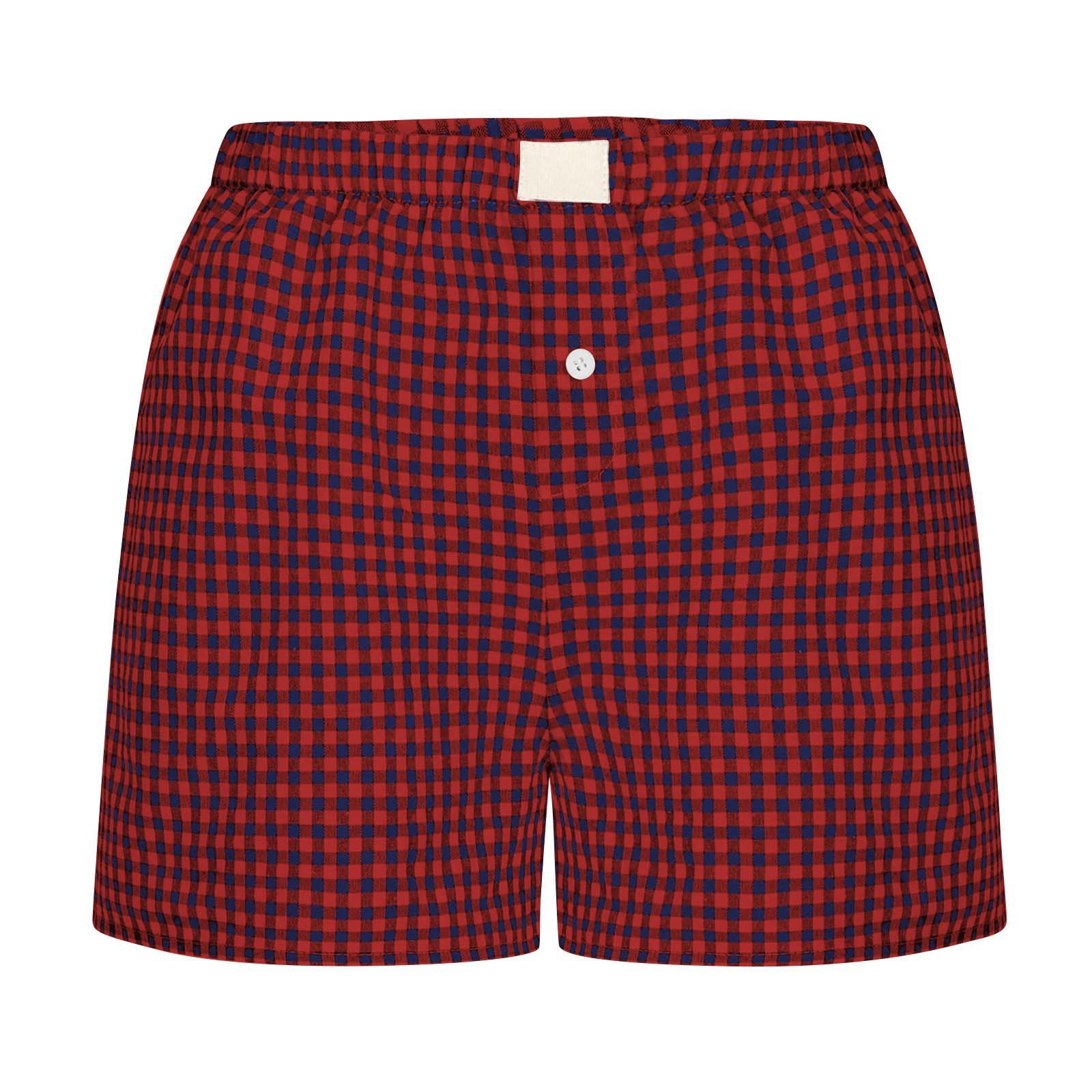 2026 Retro Plaid Collection: Chic High-Rise Wide-Leg Shorts - Effortless Summer Comfort for Women