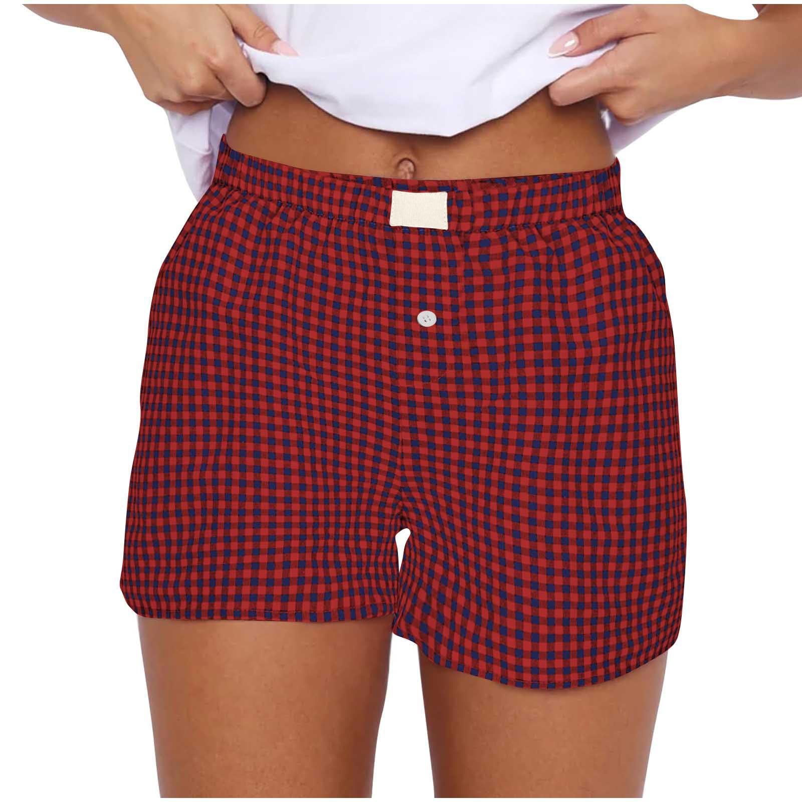2026 Retro Plaid Collection: Chic High-Rise Wide-Leg Shorts - Effortless Summer Comfort for Women