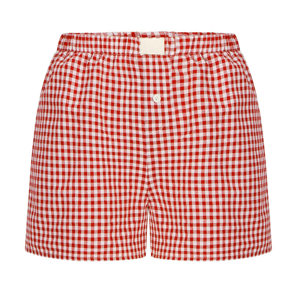 2026 Retro Plaid Collection: Chic High-Rise Wide-Leg Shorts - Effortless Summer Comfort for Women