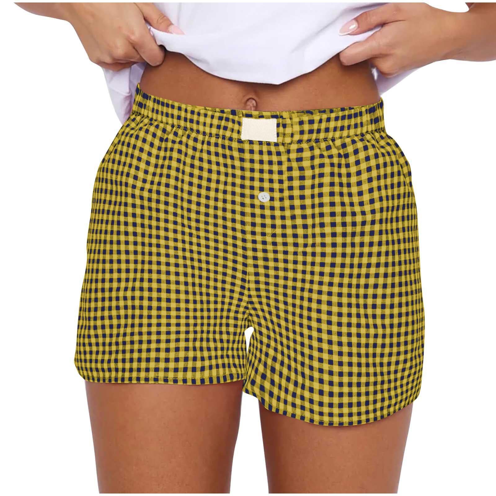 2026 Retro Plaid Collection: Chic High-Rise Wide-Leg Shorts - Effortless Summer Comfort for Women