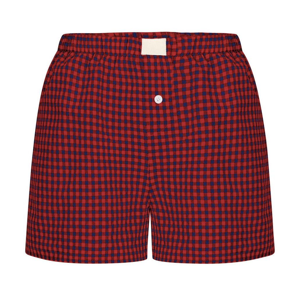 2026 Retro Plaid Collection: Chic High-Rise Wide-Leg Shorts - Effortless Summer Comfort for Women