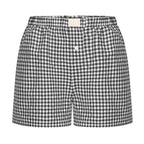 2026 Retro Plaid Collection: Chic High-Rise Wide-Leg Shorts - Effortless Summer Comfort for Women