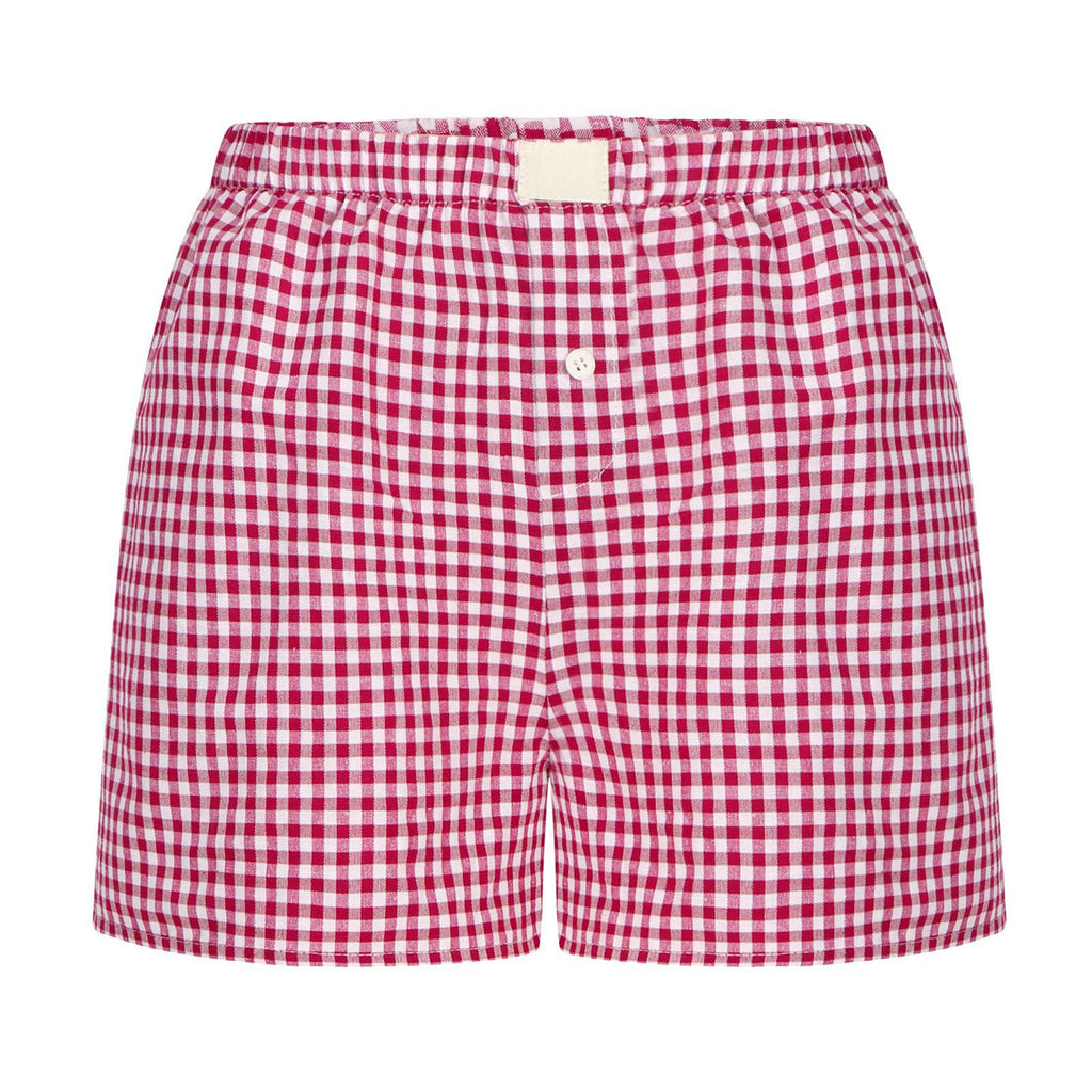 2026 Retro Plaid Collection: Chic High-Rise Wide-Leg Shorts - Effortless Summer Comfort for Women