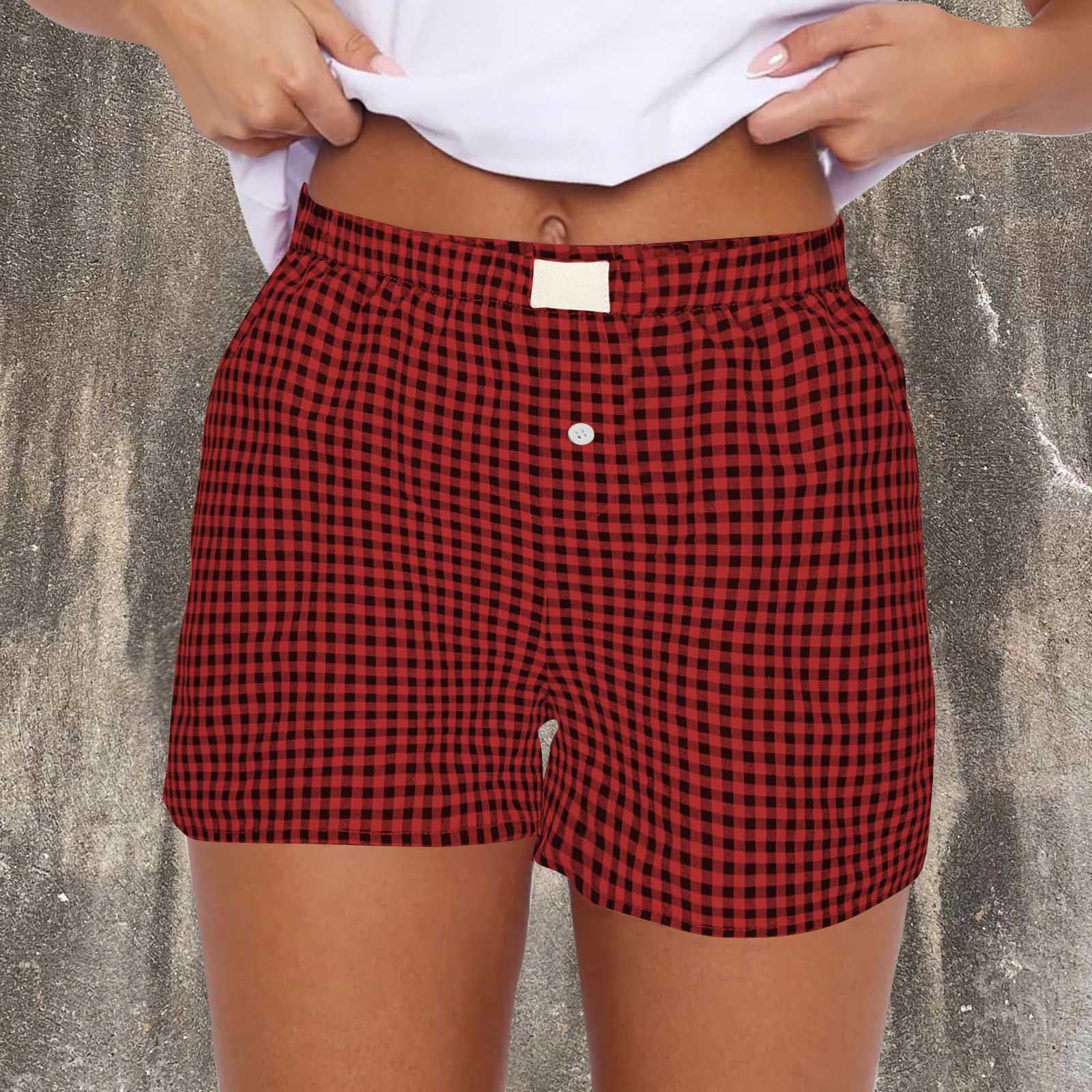 2026 Retro Plaid Collection: Chic High-Rise Wide-Leg Shorts - Effortless Summer Comfort for Women
