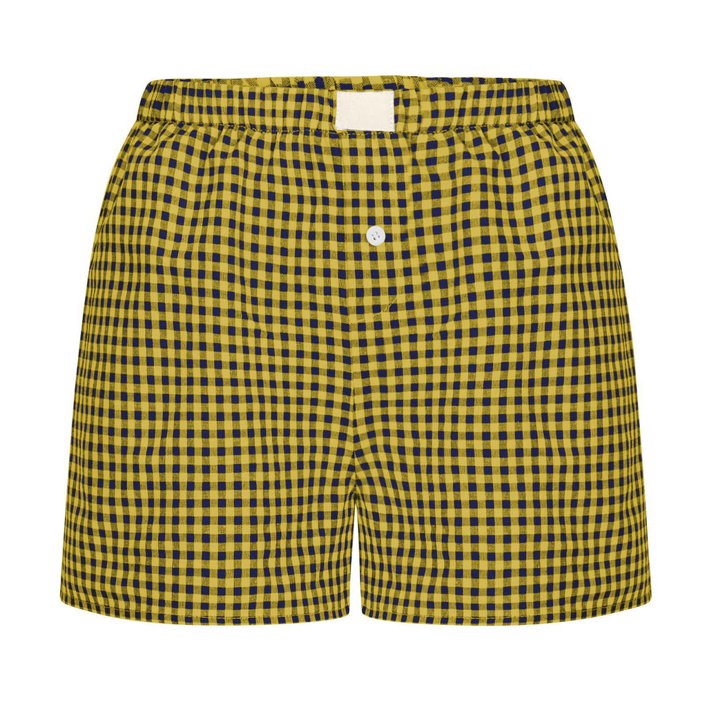2026 Retro Plaid Collection: Chic High-Rise Wide-Leg Shorts - Effortless Summer Comfort for Women