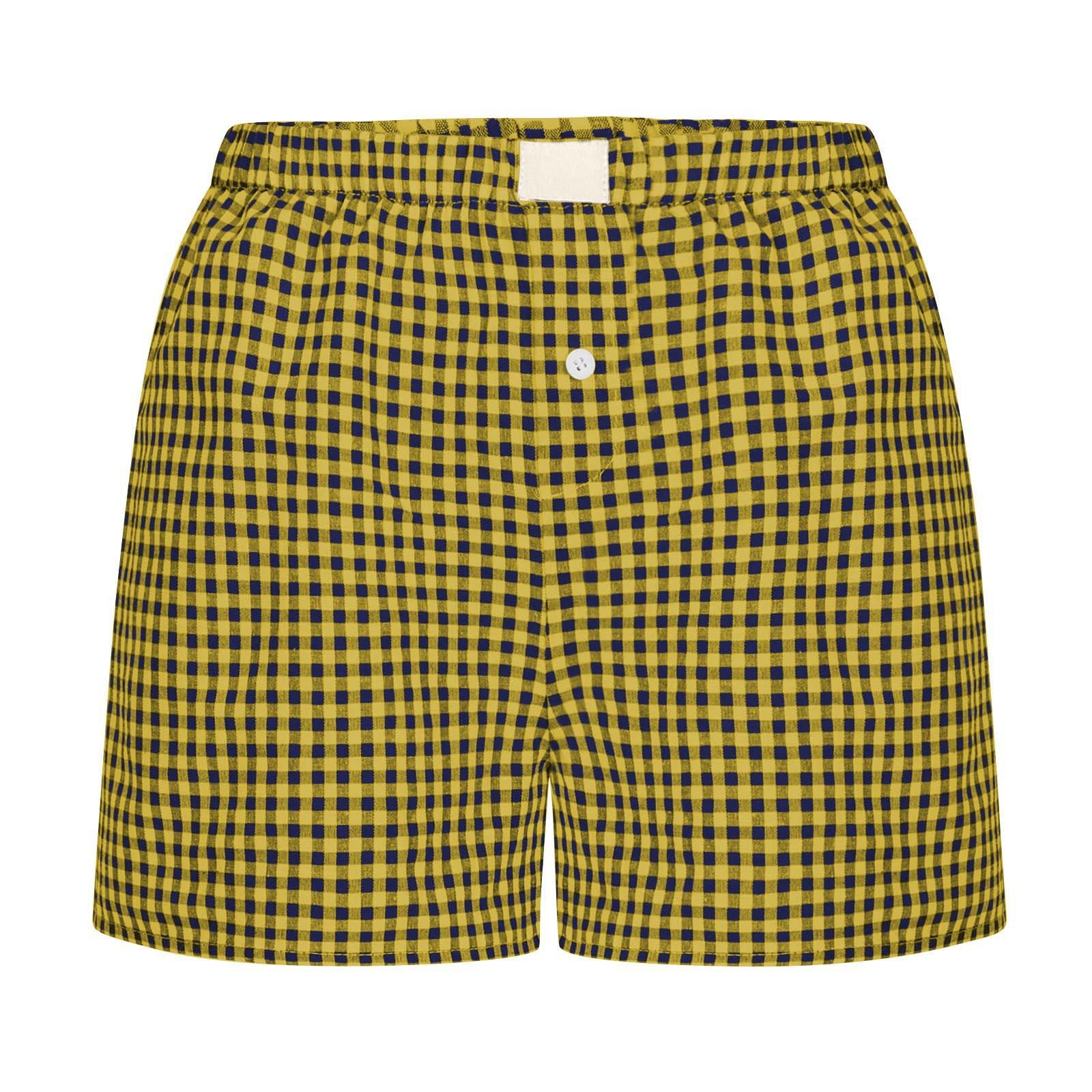 2026 Retro Plaid Collection: Chic High-Rise Wide-Leg Shorts - Effortless Summer Comfort for Women