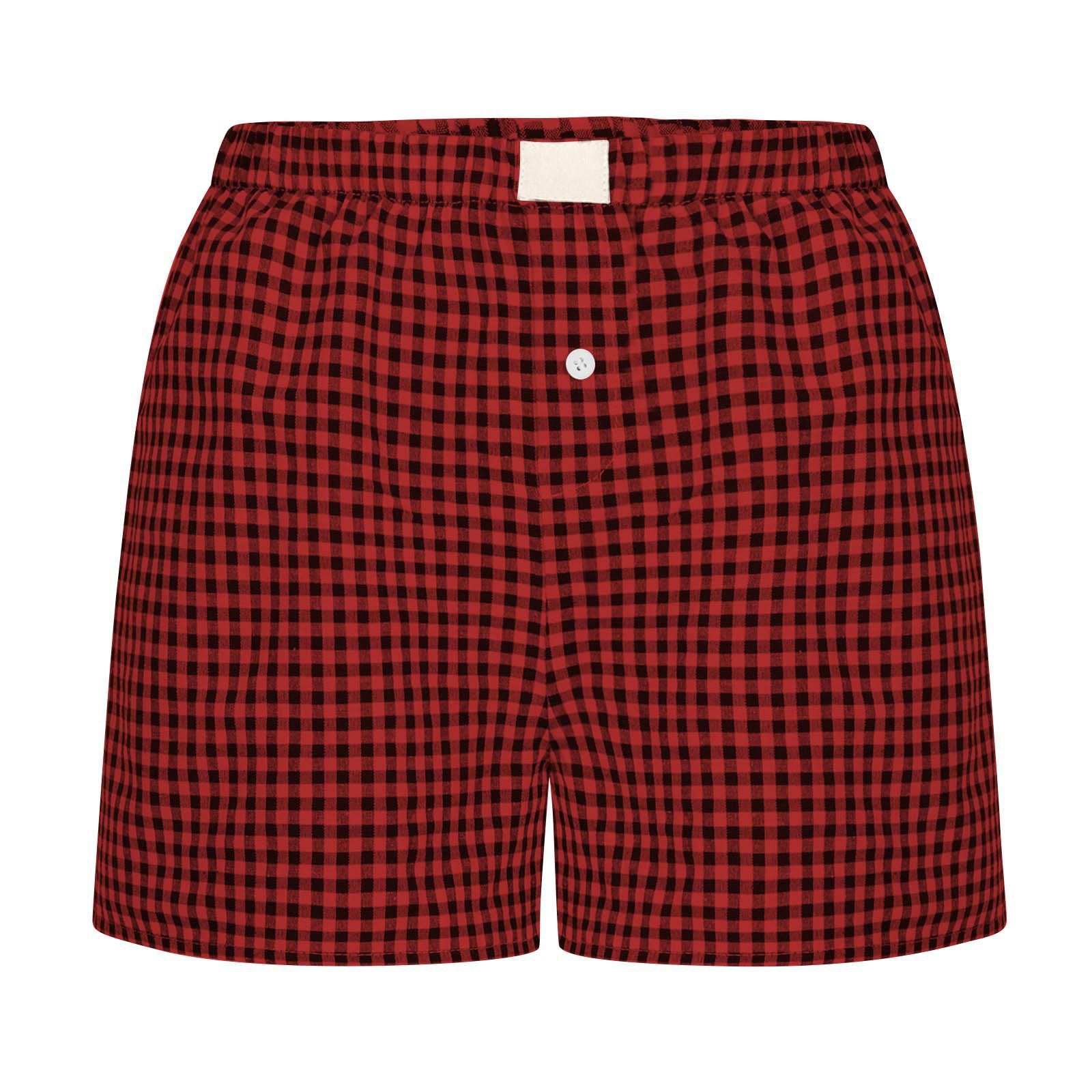 2026 Retro Plaid Collection: Chic High-Rise Wide-Leg Shorts - Effortless Summer Comfort for Women