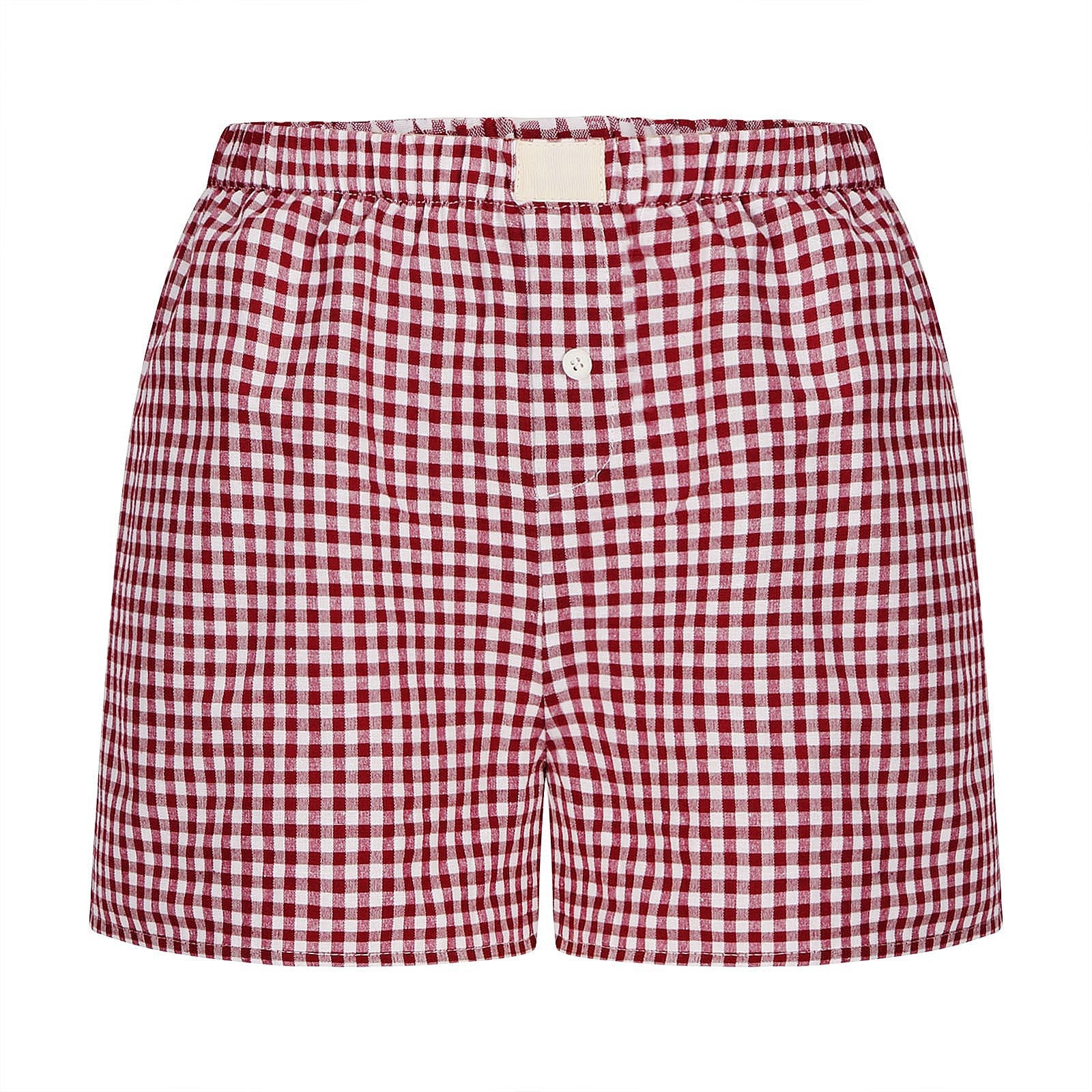 2026 Retro Plaid Collection: Chic High-Rise Wide-Leg Shorts - Effortless Summer Comfort for Women