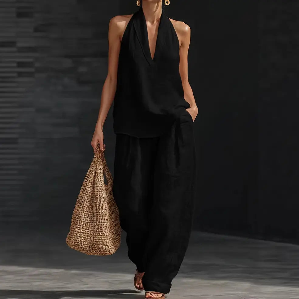 Boho Linen Two Piece Set Secondary image